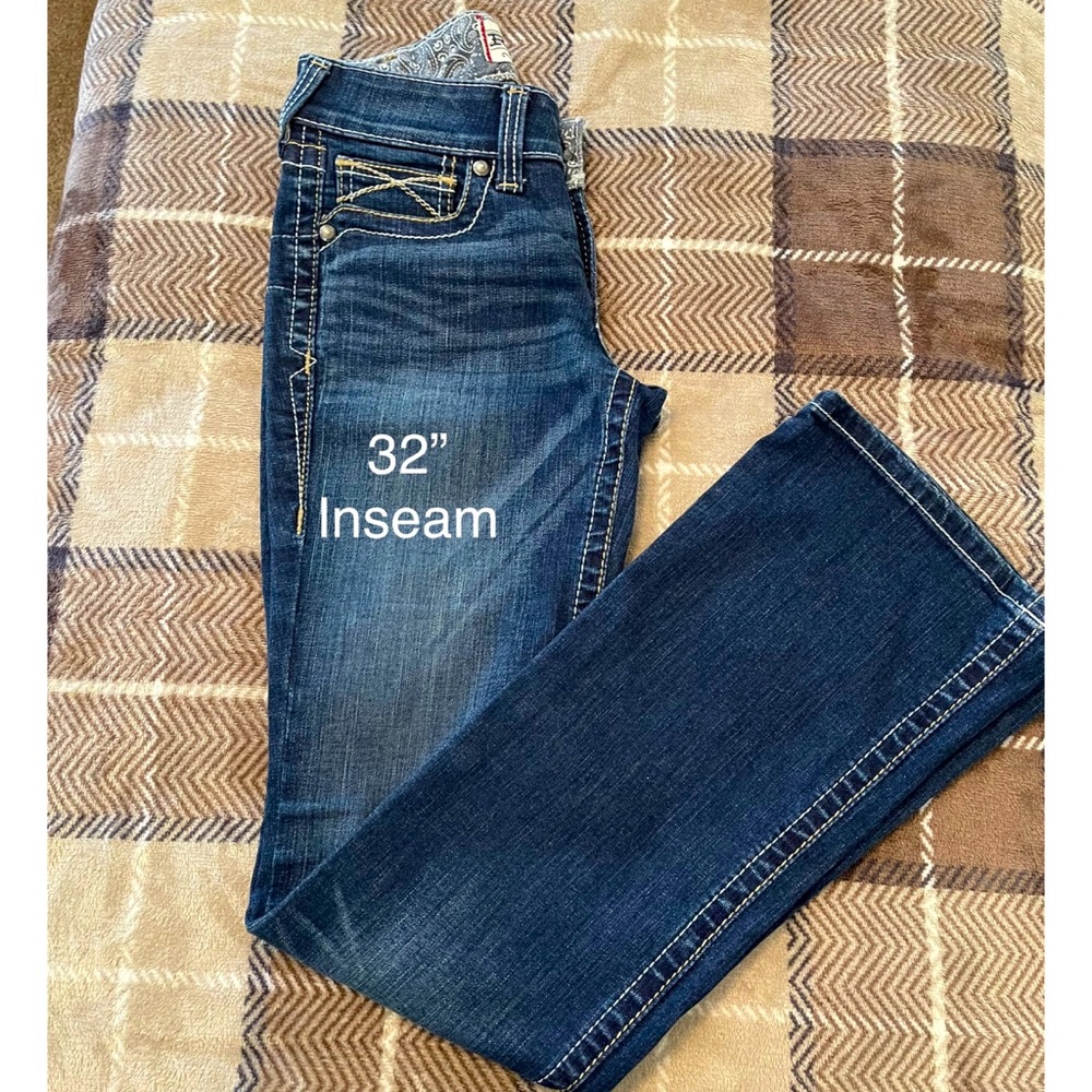 ARIAT Women’s R E A L Mid Rise Boot Cut Jeans 25R NWOT
